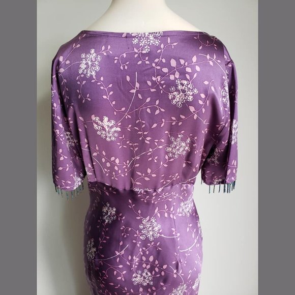 Never worn Vintage 100% Silk Dress - Please read description carefully - Picture 8 of 10